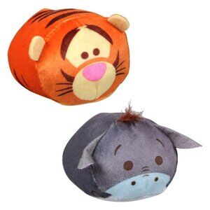 Disney bundle TSUM TSUM 2.5” Plush Winnie the Pooh, Tigger, Piglet, Eeyore Nwt